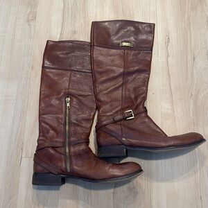 Coach brown riding boots